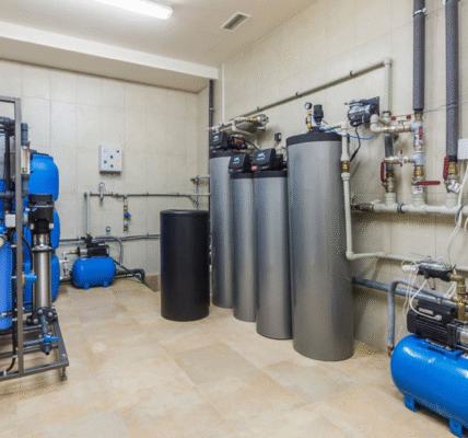 plumbing water softener diagram